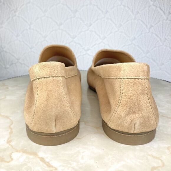 Aquatalia Loafers Flats Womens Size 8.5 Sand Camel Waterproof Suede Slip On NWOB - Picture 8 of 15